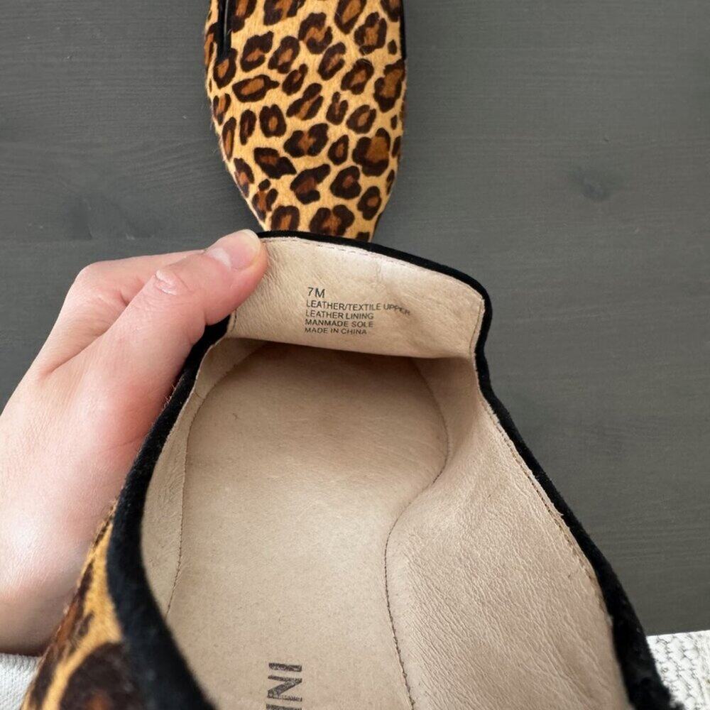 Gianni Bini | Cheetah Print Hide Leather Loafers Size 7 - Picture 11 of 11